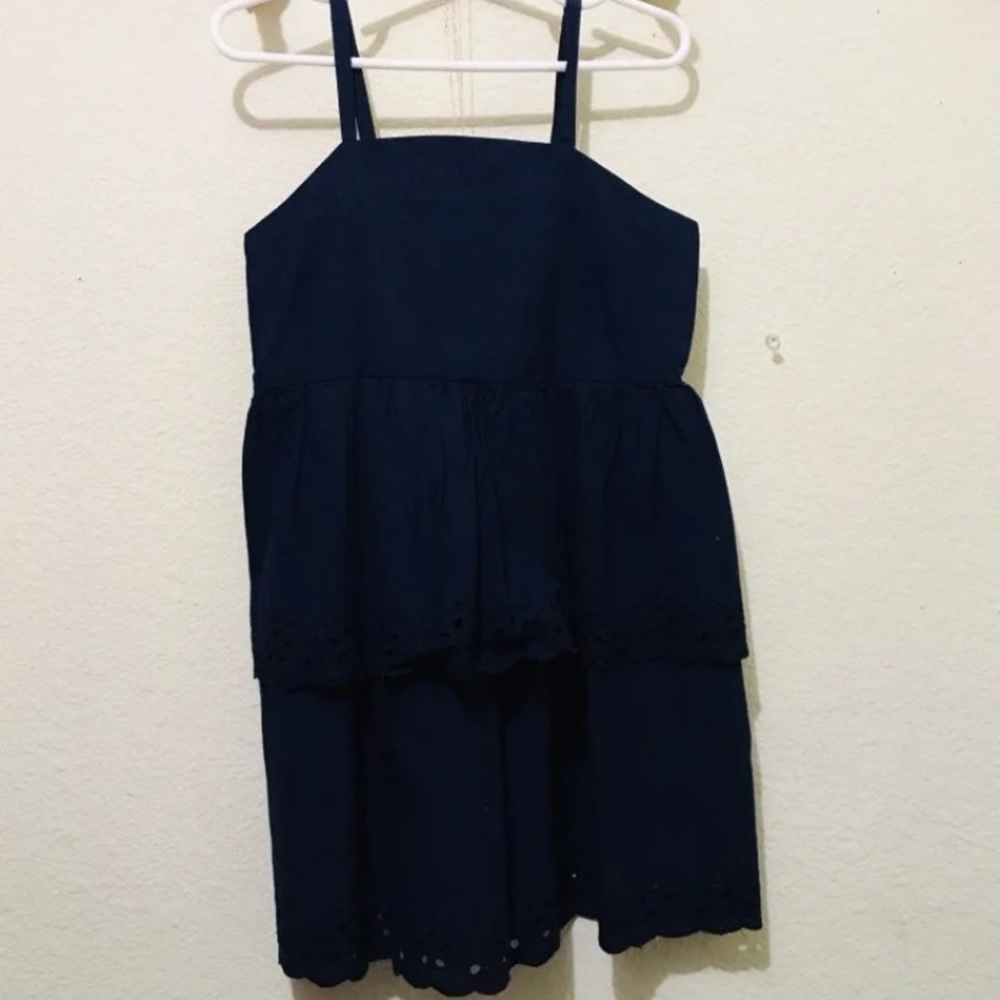 Nwt Gap navy eyelet dress